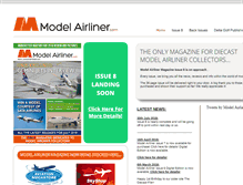 Tablet Screenshot of modelairliner.com